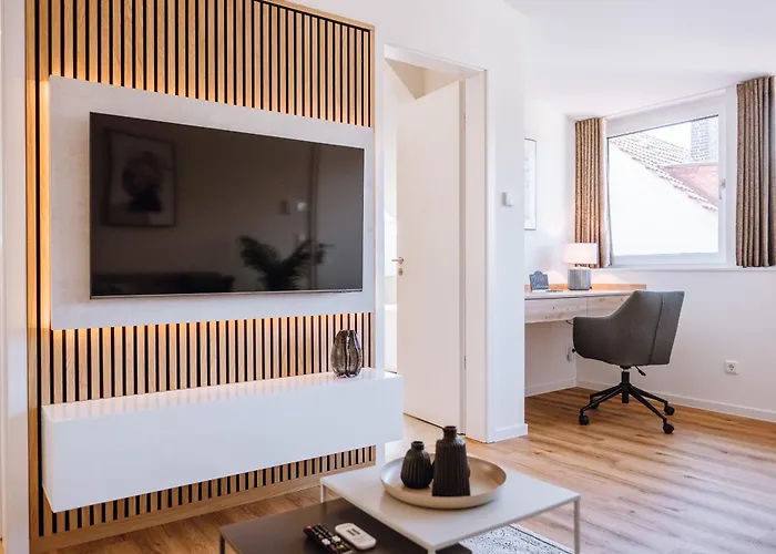 아파트 Visama, Moderne An Der Fulda-aue 풀다