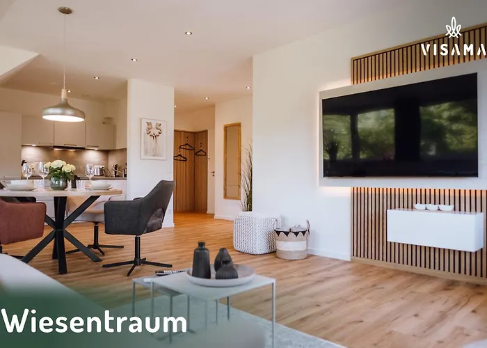 아파트 Visama, Moderne An Der Fulda-aue